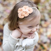 Image of Vintage Peach Millinery Headband