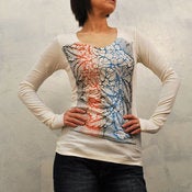 Image of Flowers that Bloom at Nigh Longsleeve Vneck
