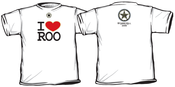 Image of I Heart Roo Retro T-Shirt