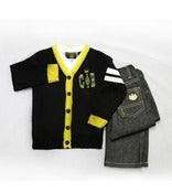 Image of Long Sleeve Cardigan 3pc Set Toddler