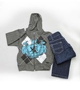 Image of L/S Crest Hoody 2pc Set Toddler