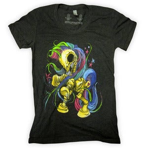 Image of My Little Boney Heather Grey| By Alex Pardee | Girly Shirt