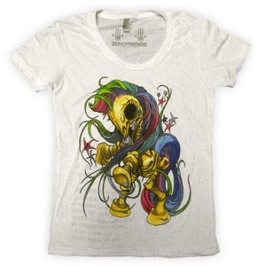 Image of My Little Boney White | By Alex Pardee | Girly Shirt