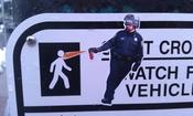 Image of The Original Pepper Spray Cop  sticker, 3.25"