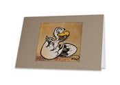 Image of Baby Herky Announcement Card
