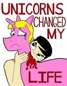 Image of Unicorns Changed My Life Sticker