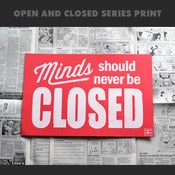Image of CLOSED print