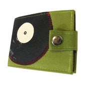 Image of Record ) Green w/ Snap) Bifold Wallet