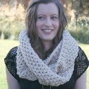 Image of Chunky cowl snood double wrap 