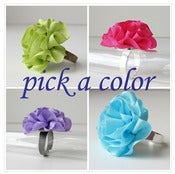 Image of pick a color silk ring
