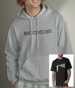 Image of #BEATEMDOWN Black Megaphone T-shirt/Hoodie Combo