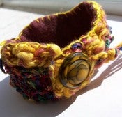 Image of Colorful Crocheted Cuff Bracelet