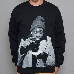 Image of The PB & Crack Crewneck Sweatshirt - Black
