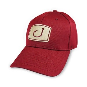 Image of Iconic Fitted Fishing Hat - Garnet
