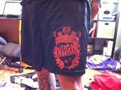 Image of Laurel logo shorts in black (S-2XL)