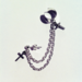Image of Double chain & cross cuff