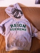 Image of Heather Grey Varsity Hoodie (S-2XL)