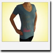 Image of 'Fierce, Sassy, Sexy' T Shirt - Steel Blue