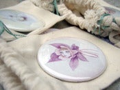 Image of Flower girl pocket mirror: your choice