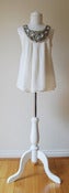 Image of 7422 Vintage Jewel Trimmed Top