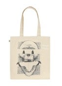 Image of Smiley Skull Tote Shopping Bag (Organic)