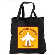 Image of Jesus Loves Pit Bulls Tote