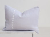 Image of pillow pale lavender