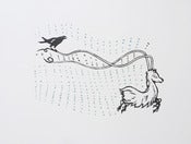 Image of "The Hitchhiker" - Limited edition relief print