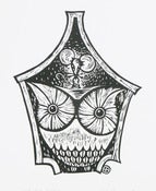 Image of "jack and walter" Limited edition relief print ON SALE HALF PRICE  Owl and Mouse