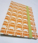 Image of Retro car print book-style Kindle cover