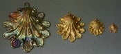 Image of Scalloped concave pieces~Great locket material