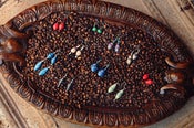 Image of Beautiful Funky Paper Bead Earrings
