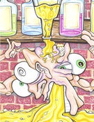 Image of TOPSY-TURVY: Bottoms Up PRINT