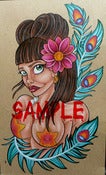 Image of Original Drawing- Showgirl- Amanda Orcutt