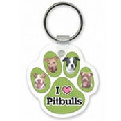 Image of "I Love Pit Bulls" Keychain