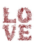 Image of Inkymole L O V E print