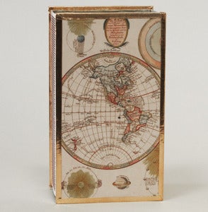 Image of Old World Map with the Solar System