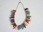 Image of necklace coloured strands