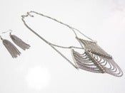 Image of Silver Drape Necklace