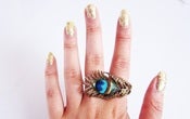 Image of Peacock Feather Ring