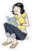 Image of Zig Zag Sticker