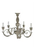 Image of Lampadario in stile provenzale shabby chic a cinque luci 