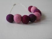 Image of Felt Bead Necklace 2