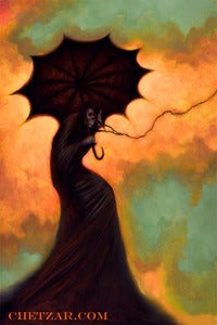 Image of MOURNER II- CANVAS GICLEE