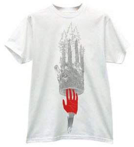 Image of Forest Power Glove tee
