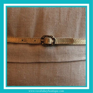 Image of Gold Skinny Belt