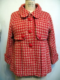 Image of babydoll tweed coats