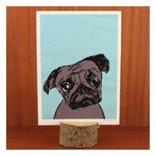 Image of STANLEY THE PUG PRINT by Evie Kemp
