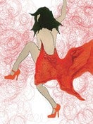 Image of SONG CANVAS: 'Dress' A3 print