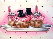 Image of Top Hats & tiaras cupcakes
